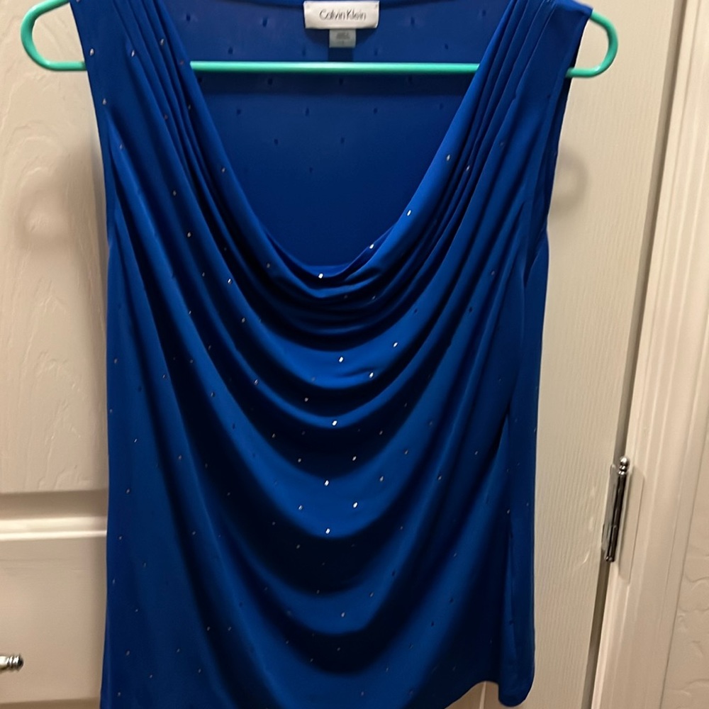 Calvin Klein Sleeveless Blue sz L